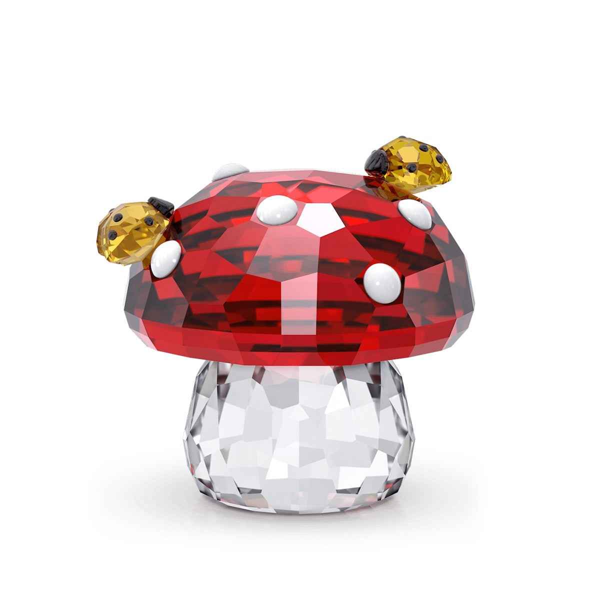 Swarovski Idyllia Mushroom & Ladybugs Figurine