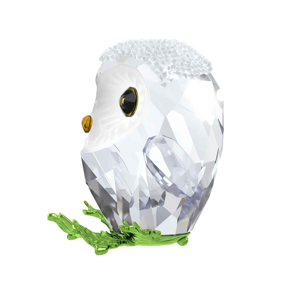 Swarovksi Idyllia Baby Owl Figurine front view