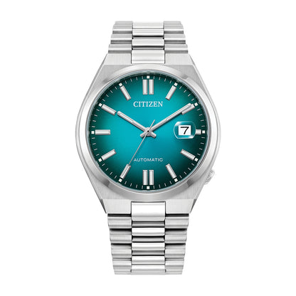 Citizen Men's TSUYOSA Automatic Stainless Steel Watch with Teal Dial