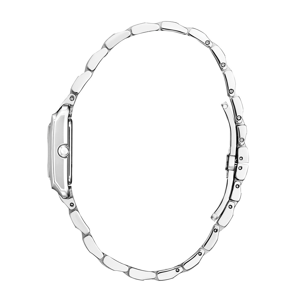 Citizen Ladies' Bianca Eco-Drive Stainless Steel Watch with Mother of Pearl Dial front view