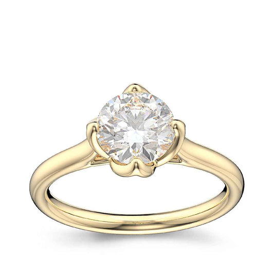 Canadian Rocks 1-1/2 ct. tw. Round Brilliant Diamond Solitaire Engagement Ring in 14K Yellow Gold