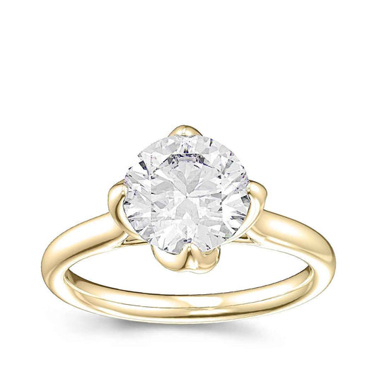Canadian Rocks 2 ct. tw. Round Brilliant Diamond Solitaire Engagement Ring in 14K Yellow Gold