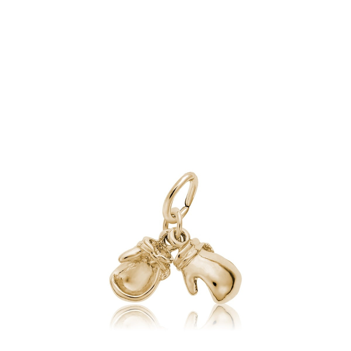 Boxing Gloves Charm in 14K Yellow Gold