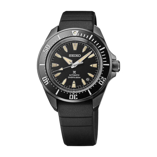 Seiko Men's Prospex Automatic Black Stainless Steel Watch with Black Dial (2)