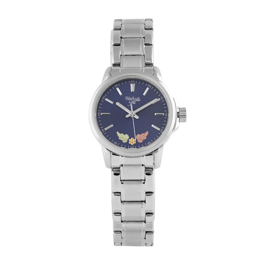 Black Hills Gold Ladies' Quartz Stainless Steel Watch with Blue Dial
