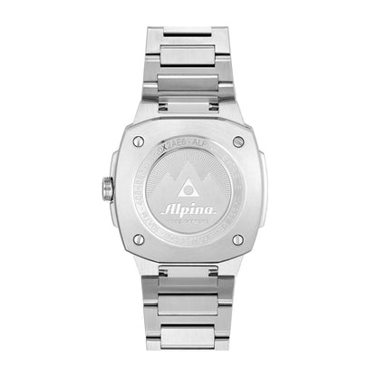 Alpina Ladies' Alpiner Extreme Quartz Stainless Steel Watch with Pink Dial close-up detail
