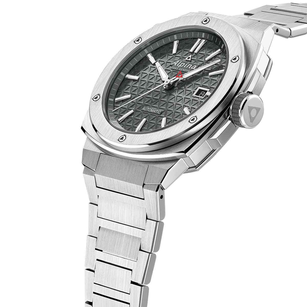 Alpina Men's Alpiner Extreme Automatic Stainless Steel Watch with Gray Dial front view