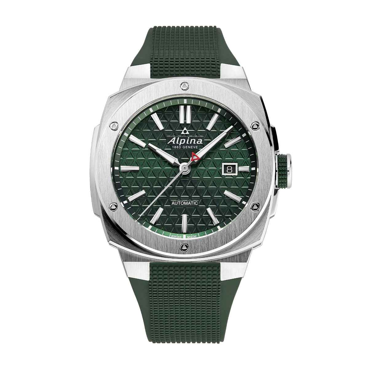 Alpina Men's Alpiner Extreme Automatic Stainless Steel Watch with Green Dial & Rubber Strap (2)