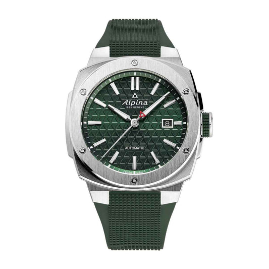 Alpina Men's Alpiner Extreme Automatic Stainless Steel Watch with Green Dial & Rubber Strap (2)