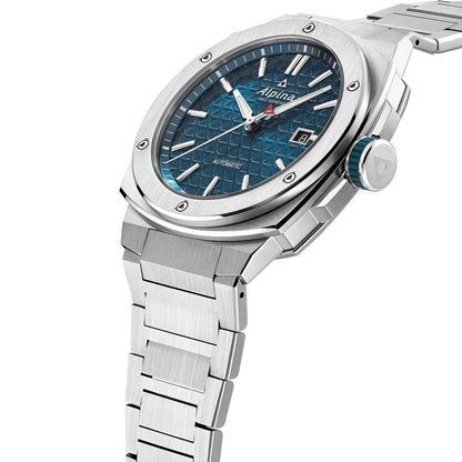 Alpina Men's Alpiner Extreme Automatic Stainless Steel Watch with Blue Dial front view (3)