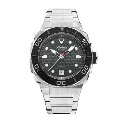 Alpina Men's Seastrong Diver Extreme Automatic Stainless Steel Watch with Black Dial (2)