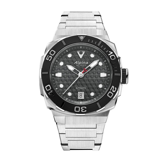 Alpina Men's Seastrong Diver Extreme Automatic Stainless Steel Watch with Black Dial (2)