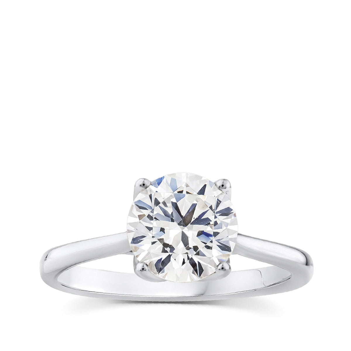 Above Love Star 1-3/4 ct. tw. Lab-Grown Round Brilliant Diamond Engagement Ring in 18K White Gold