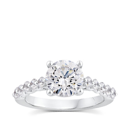 Above Love Star 2-1/5 ct. tw. Lab-Grown Round Brilliant Diamond Engagement Ring in 18K White Gold