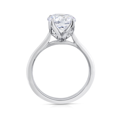 Above Love Star 2-1/4 ct. tw. Lab-Grown Round Brilliant Diamond Engagement Ring in 18K White Gold front view