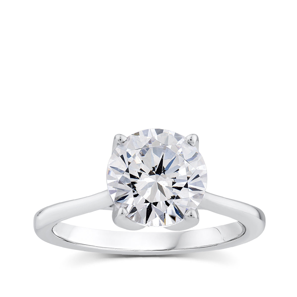 Above Love Star 2-1/4 ct. tw. Lab-Grown Round Brilliant Diamond Engagement Ring in 18K White Gold