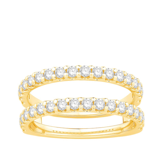 1 ct. tw. Diamond Insert Ring in 14K Yellow Gold
