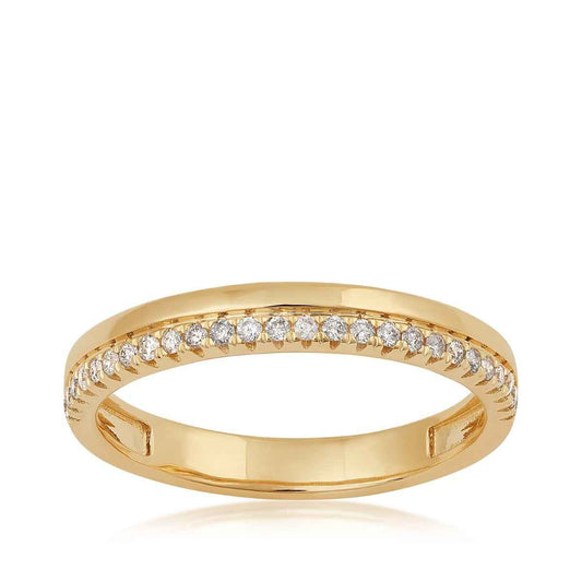 Perfect Match 1/6 ct. tw. Diamond Stackable Anniversary Ring in 10K Yellow Gold