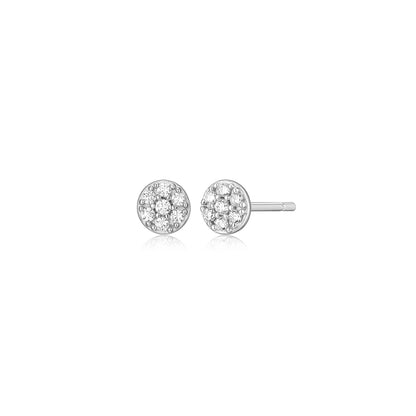 M by Monte Luna 1/10 ct. tw. Lab-Grown Diamond Cluster Earrings in Sterling Silver (2)