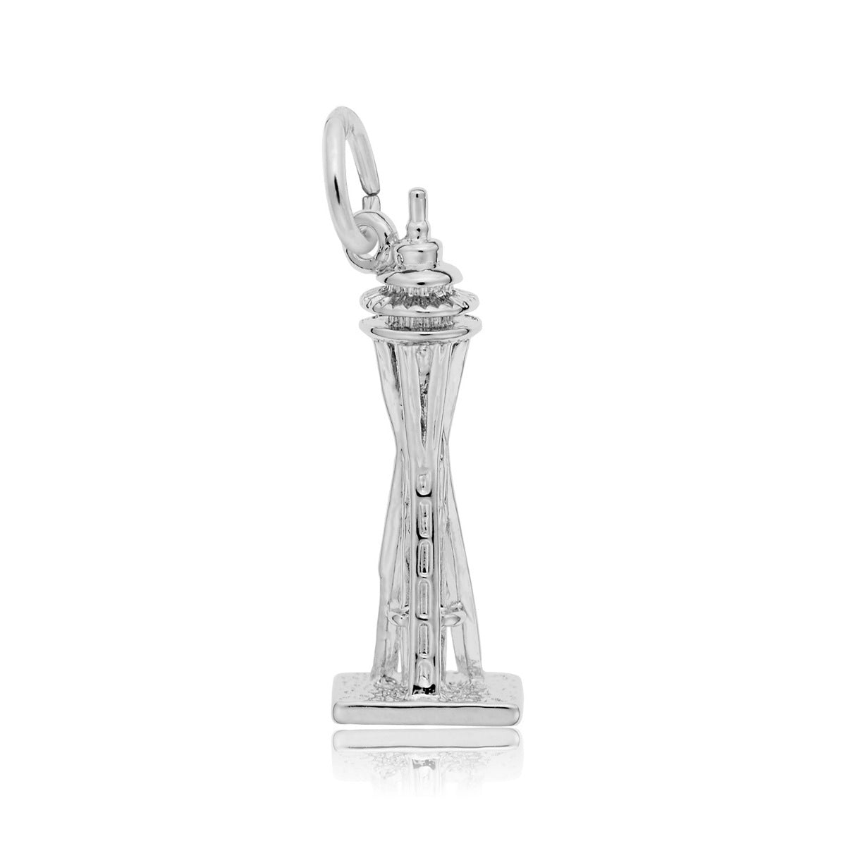 Seattle Space Needle Charm in Sterling Silver