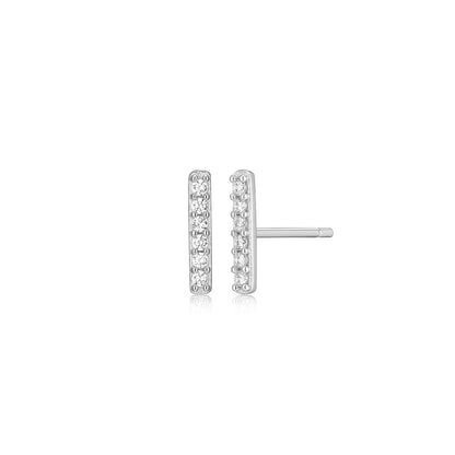 M by Monte Luna 1/10 ct. tw. Lab-Grown Diamond Bar Earrings in Sterling Silver