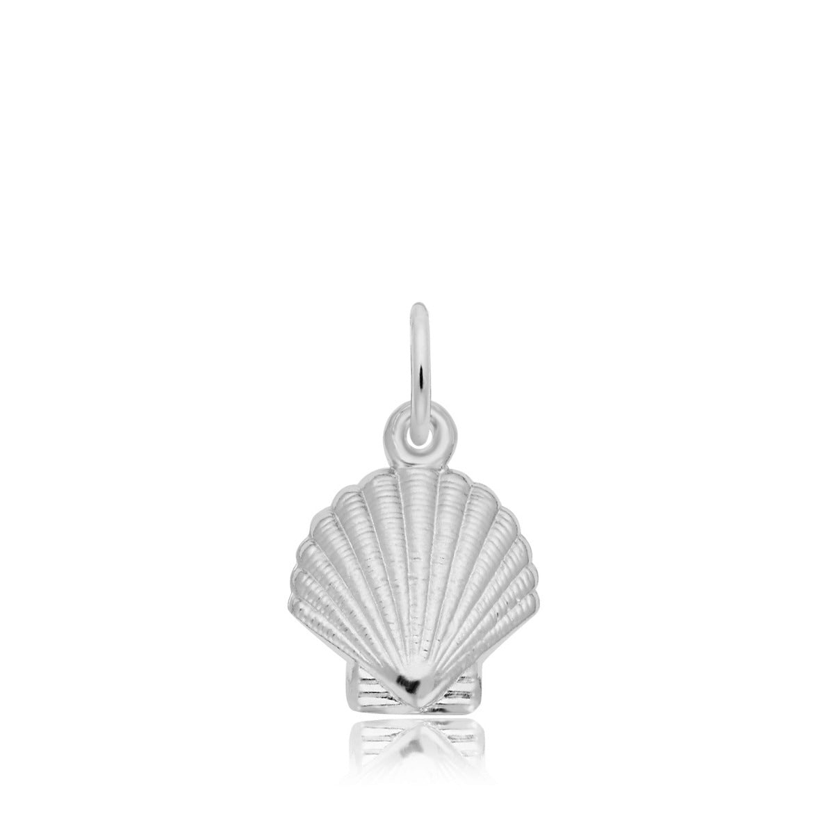 Clamshell Charm in Sterling Silver