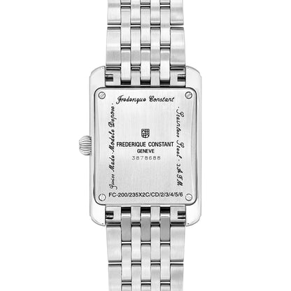 Frederique Constant quartz rectangle watch alt