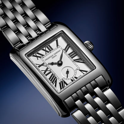Frederique Constant quartz rectangle watch styled