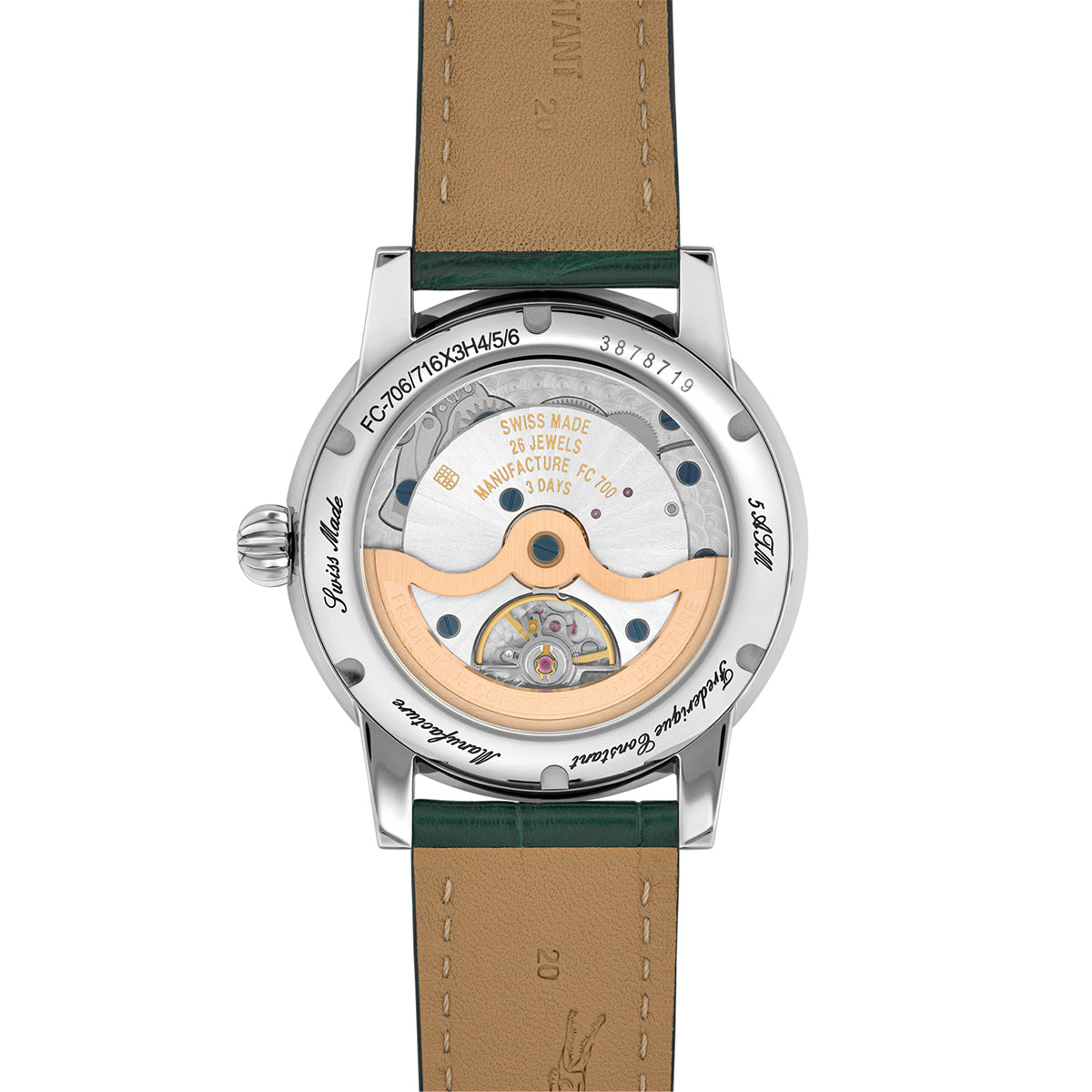 Frederique Constant green automatic watch alt