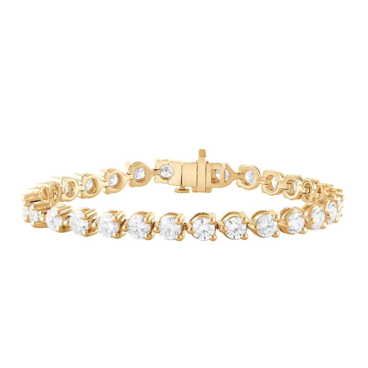Adamante 9 ct. tw. Lab-Grown Diamond Tennis Bracelet in 14K Yellow Gold