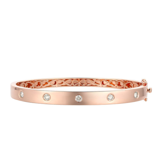 Le Vian 1/2 ct. tw. Nude Diamond Bangle Bracelet in 14K Strawberry Gold