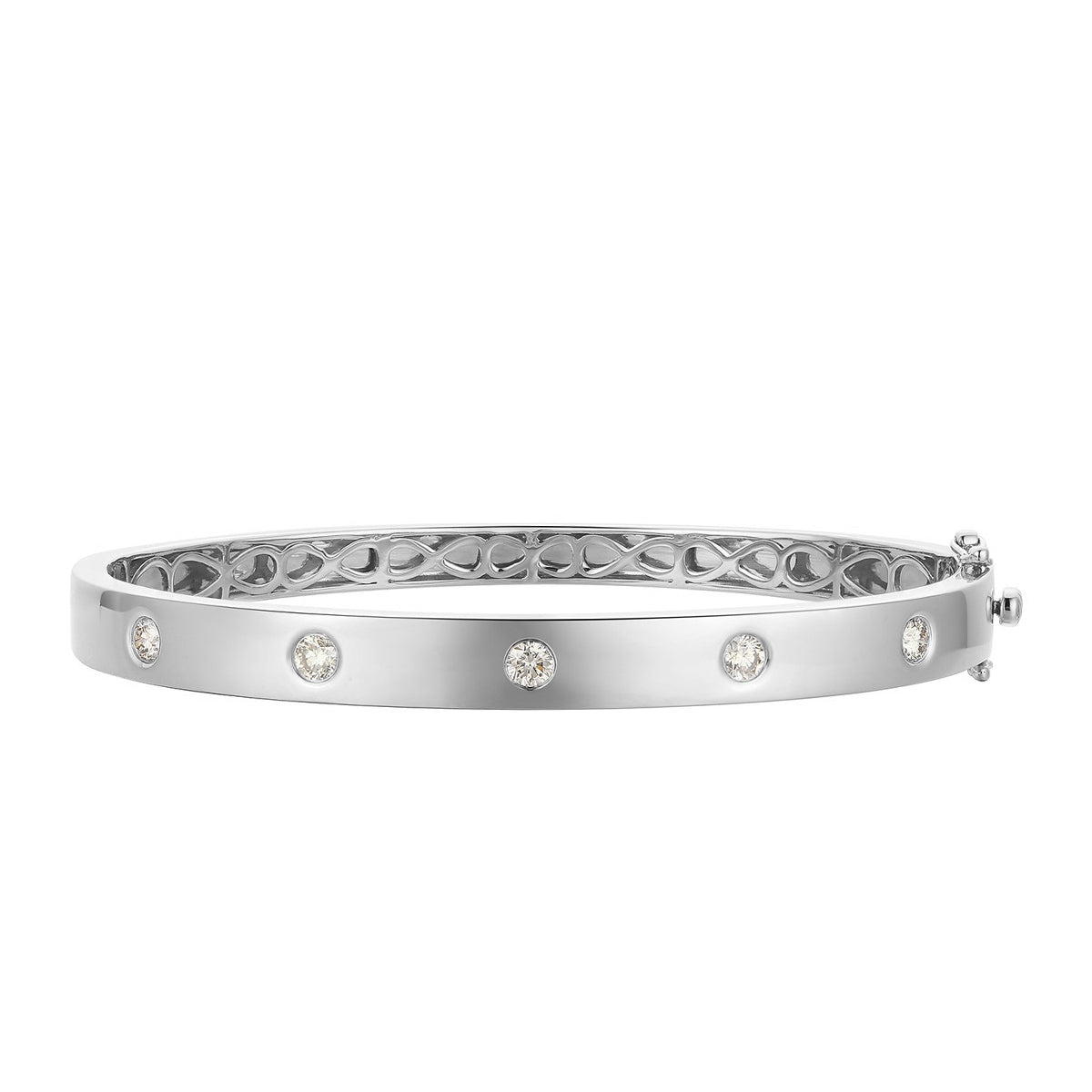 Le Vian 1/2 ct. tw. Vanilla Diamond Bangle Bracelet in 14K Vanilla Gold
