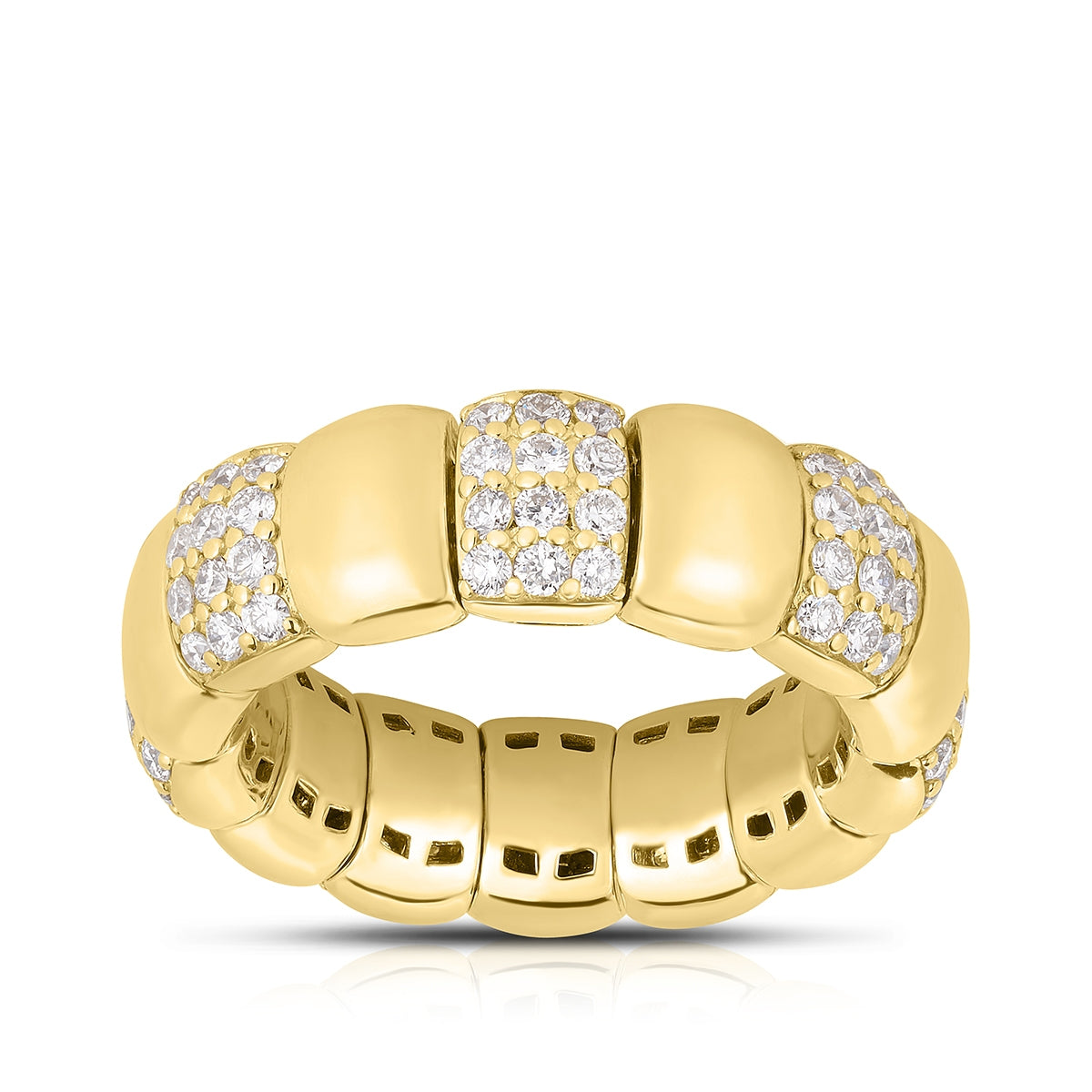 Demi Fine 9/10 ct. tw. Diamond Flex Eternity Ring in 14K Yellow Gold