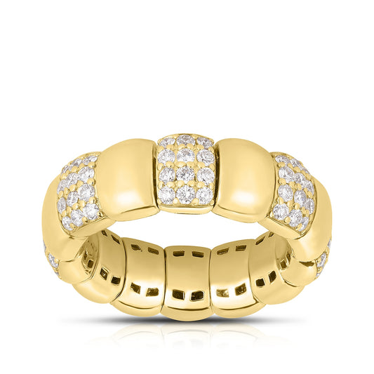 Demi Fine 9/10 ct. tw. Diamond Flex Eternity Ring in 14K Yellow Gold