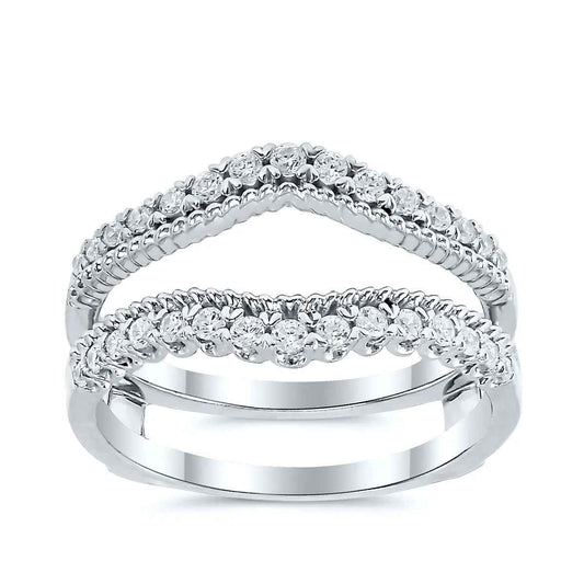 3/8 ct. tw. Diamond Ring Enhancer in 14K White Gold (2)