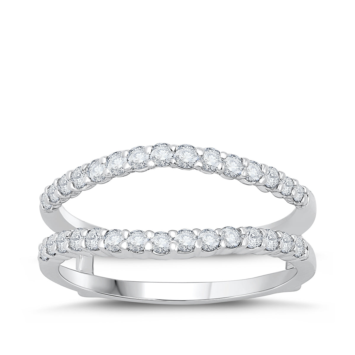 Adamante 1/2 ct. tw. Lab-Grown Diamond Ring Enhancer in 10K White Gold
