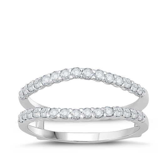 Adamante 1/2 ct. tw. Lab-Grown Diamond Ring Enhancer in 10K White Gold