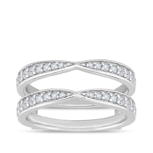 Adamante 5/8 ct. tw. Lab-Grown Diamond Ring Enhancer in 10K White Gold