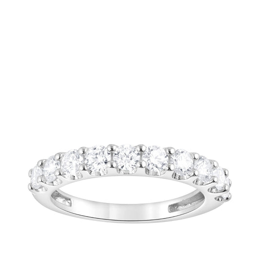 Adamante 1 ct. tw. Lab-Grown Diamond Anniversary Ring in 14K White Gold