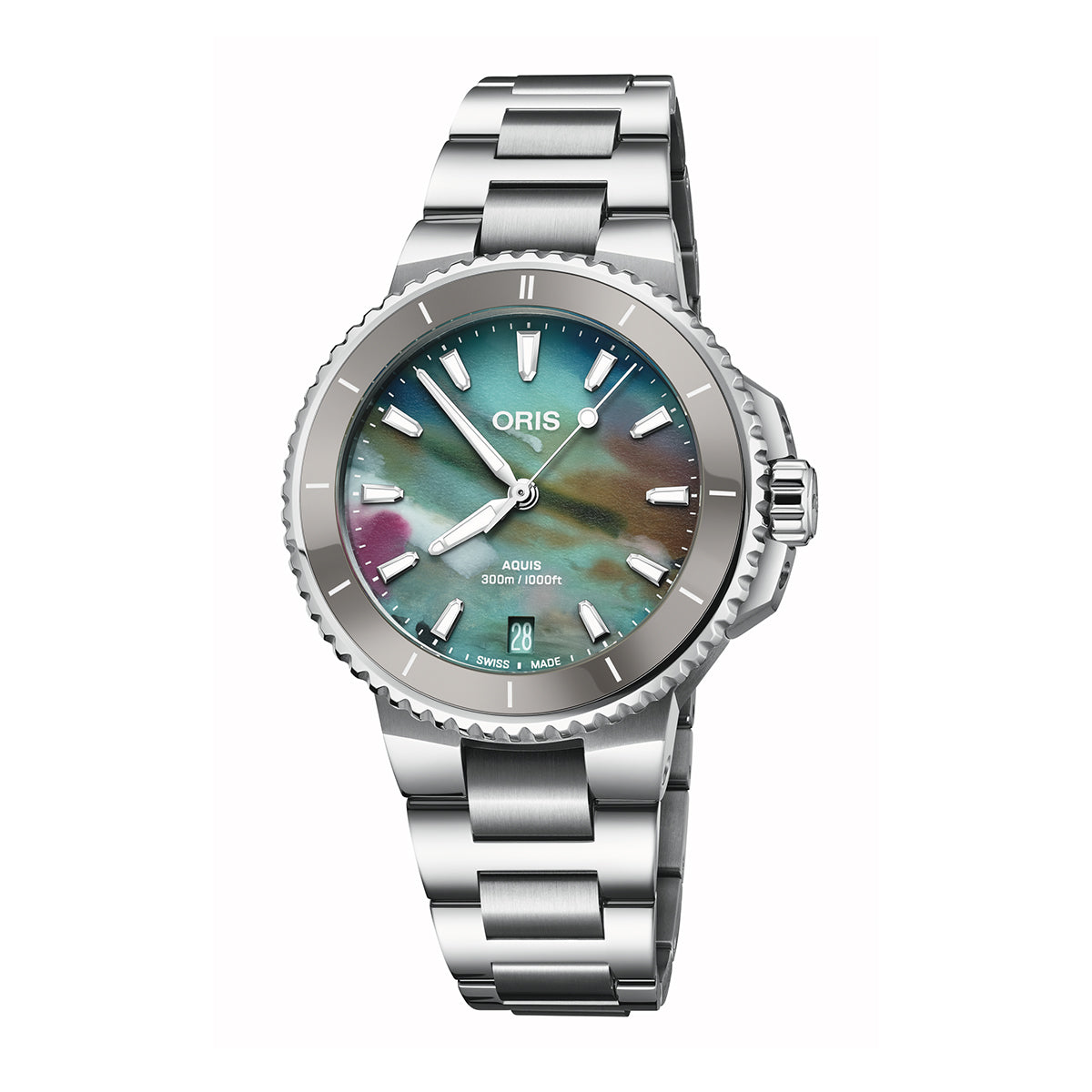 multicolor dial oris automatic watch