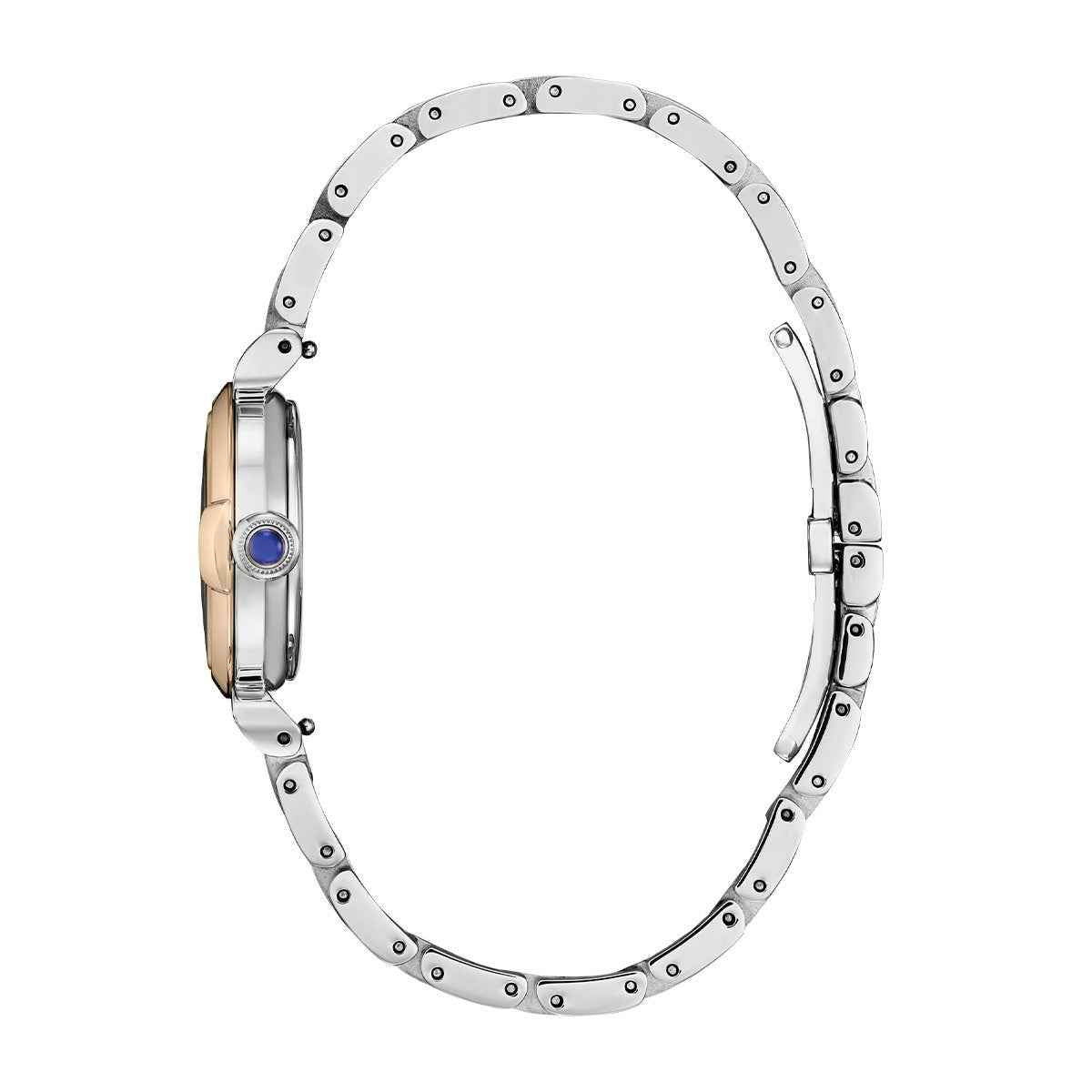 Citizen Ladies' L Mae Eco-Drive Two-Tone Stainless Steel Watch with White Dial