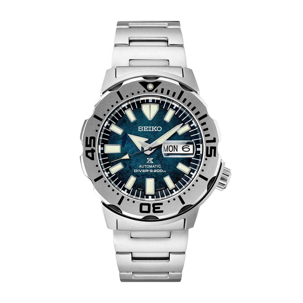 Seiko Men's Prospex US Automatic Stainless Steel Watch with Green Dial