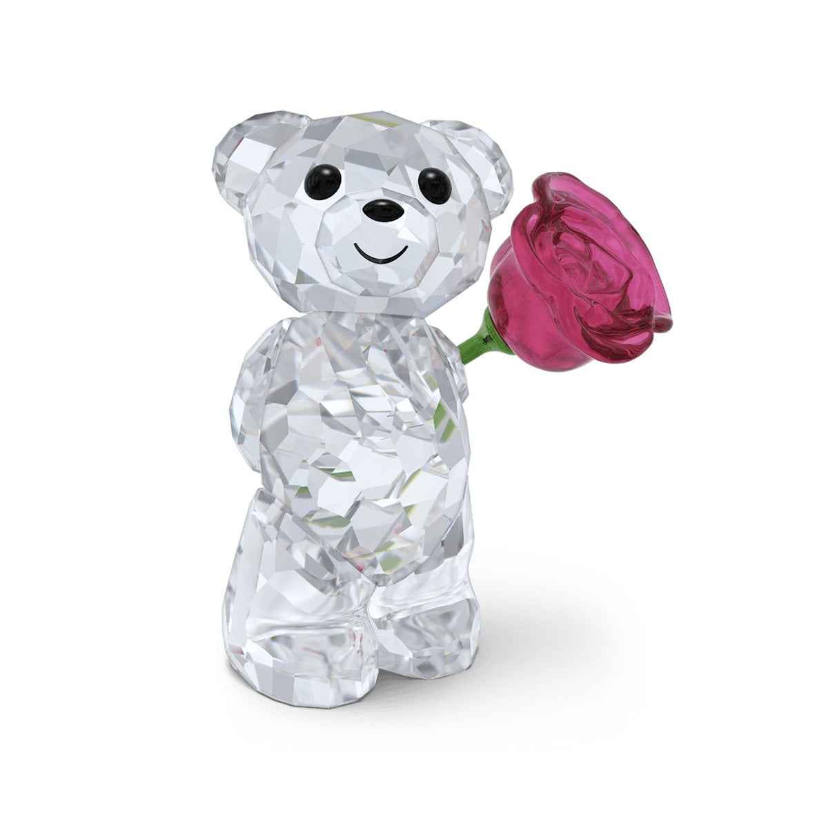 Swarovski Kris Bear A Rose with Love Figurine