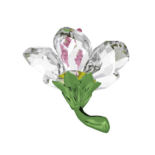 Swarovski Small Florere Hibiscus Figurine close-up detail