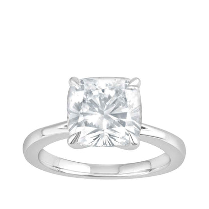 Adamante 4 ct. tw. Lab-Grown Cushion Diamond Solitaire Engagement Ring in 14K White Gold