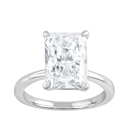 Adamante 5 ct. tw. Lab-Grown Radiant Cut Diamond Solitaire Engagement Ring in 14K White Gold