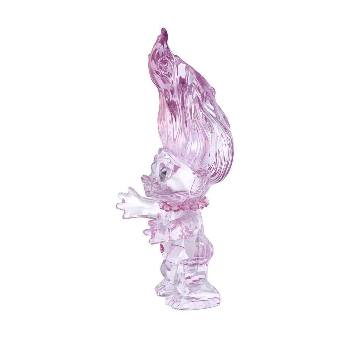Swarovski Good Luck Trolls Pink Troll Figurine front view