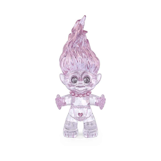 Swarovski Good Luck Trolls Pink Troll Figurine