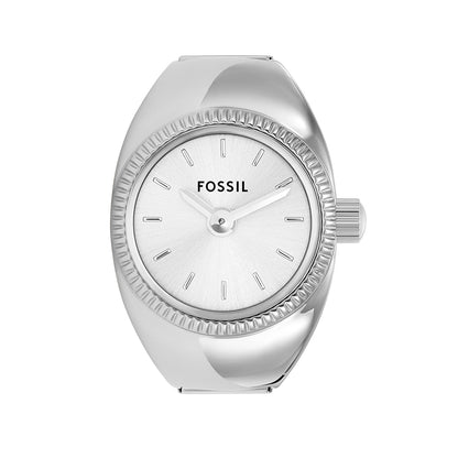 Fossil quarts stainless steel watch ring