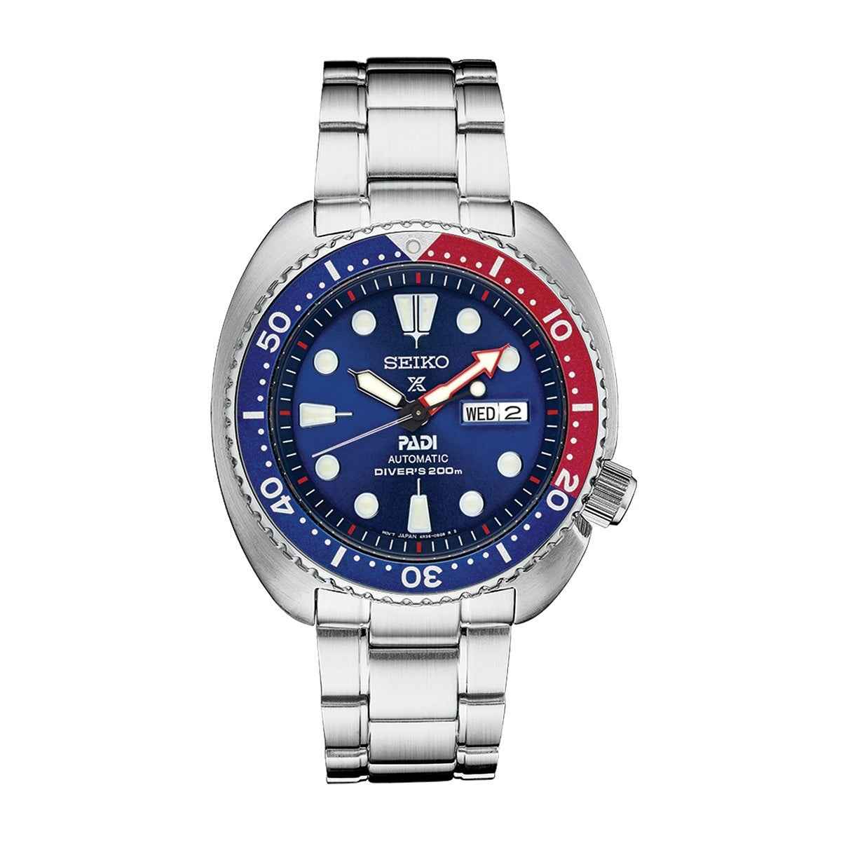 Seiko Men's Prospex Automatic Stainless Steel Watch with Blue Dial (4)